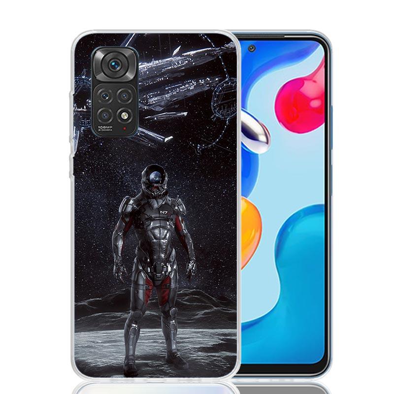

N7 Mass Effect Phone Case For Xiaomi Redmi Note 13 14 15 Pro Plus 12S 12 14S 11S 11E 10 10S 11 11T 5G 4G Cover Coque Redmi Note Redmi Note 12 4G