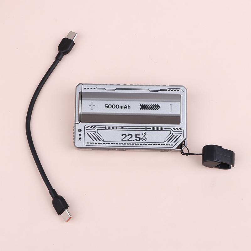 21700 Universal Battery Charger Case 20W Type-C Battery Holder Fast Charging Built-In Cable Detachable Diy Power Bank Box