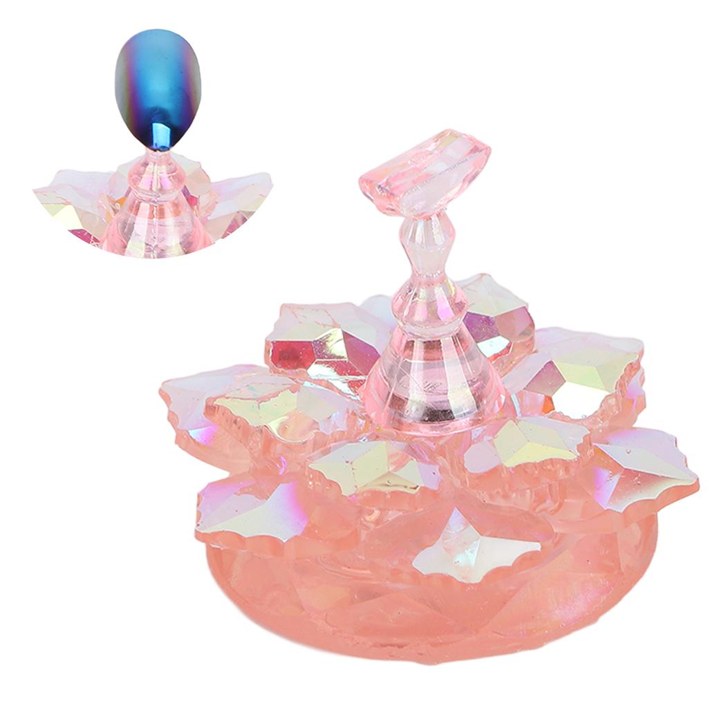 Nail Tips Stand Holder Magnetic Nail Practice Display Holder for False Nail Tip Manicure Tool