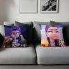 Dämonenjäger Rumi Kissenbezug Schlafzimmer Sofa Dekorative Kissenhülle mit Reißverschluss Weicher Kissenbezug
