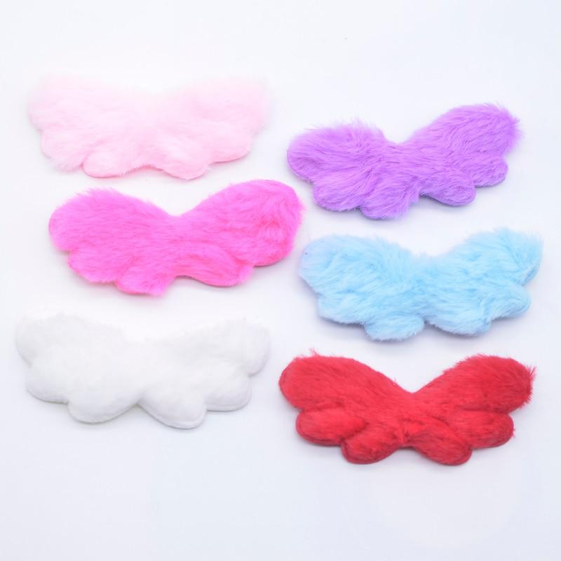 

12 шт., 80*35 мм, мягкие плюшевые пушистые крылья ангела, скрапбукинг, сделай сам, вышивание патчей, украшения для дома, аксессуары, украшения, принадлежности разноцветный