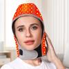 Durable And Safe Red Light Bead Heated Head Neck Hat Migraines Relief Cervical Soreness Stress Relief Cold Weather Warmth Multi Mode Head Massage