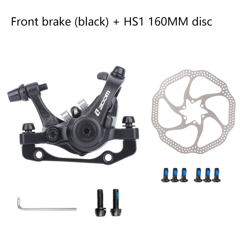 ZOOM DB680 Bicycle Brakes Mtb Mechanical Disc Brake Set For Mountain Bike Electric Scooter Caliper With Rotor 160mm Cycling