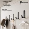 Punch-Free Traceless Adhesive Hooks - Strong Load-Bearing Wall Hooks for Kitchen, Bathroom, and Door Hanging