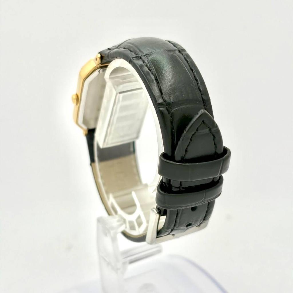 SEIKO Watch Gold Octagon 779648 New Strap [New Battery] Men's 5P31-5C50