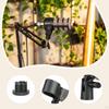 2 Microphone Holder Clips for Mounting, Adjustable Knob Included