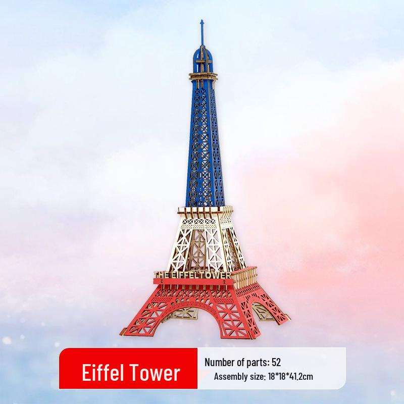 3D Wooden Ferris Wheel Puzzle - Educational DIY Gift for Kids