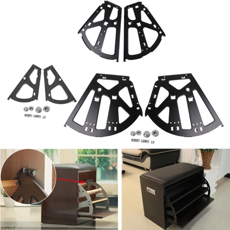 1 Pairs Cabinet Hinge Fan Shape 1/2/3 Layers Drawer Hinges Replacement Fittings Flip Frame Hinges Furniture Hardware