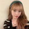 Korean Version Imported Autumn and Winter Retro Suede Face Wide Edge Pressure Hair Headband Internet Celebrity High Skull Top Out Hairpin Woman