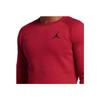 Nike Solid Color Logo Crewneck Long Sleeve Sweatshirt Men Tops Red 823069-687
