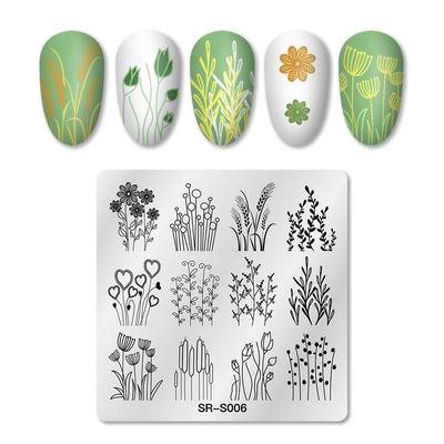 Nail Art Stamping Template Nail Decoration Designed Image Plate