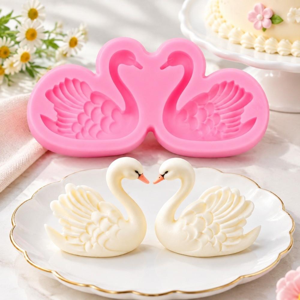 3pcs 3D Design Chocolate Candy Mold Non-Stick DIY Silicone Mold For Cake Decoration