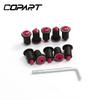 10Pcs M5X15mm Windshield Windscreen Bolts Fairing Screw Nut Fastener For Suzuki GSXR GSX-R600 750 1000 HONDA BMW KAWASAKI SUZUKI