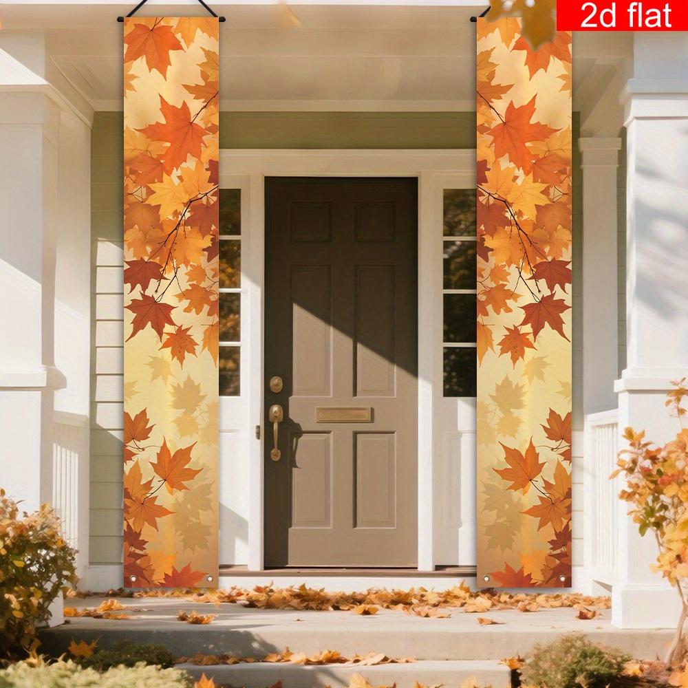 1 Pair Thanksgiving Door Couplet Banner for Porch