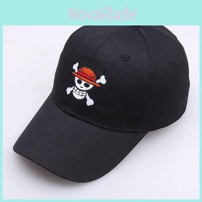 One Piece Pirate Embroidered Baseball Cap Sun Hat For Outdoor Sports