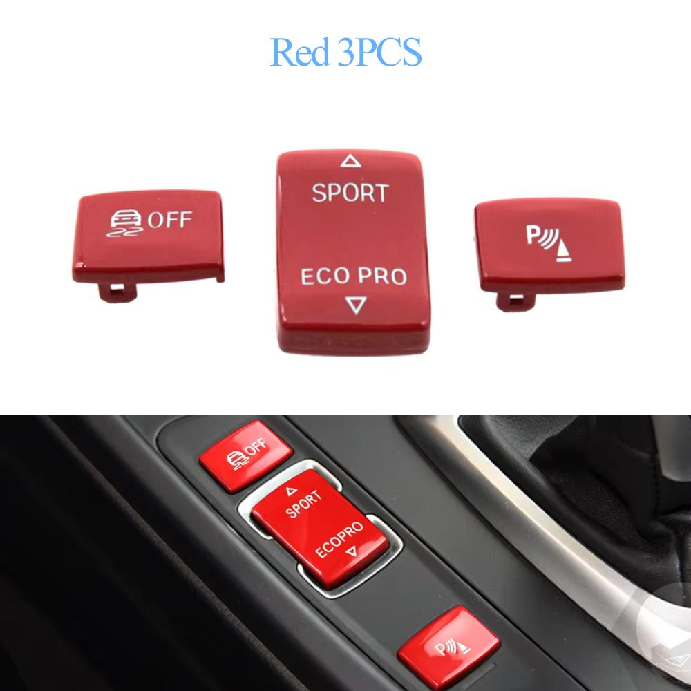Interior Console ESP Antislip Switch Sport Buttons Radar Sensor Button For BMW F20 F21 F22 F23 F30 F31 F34 F35 F32 F36 Black Red