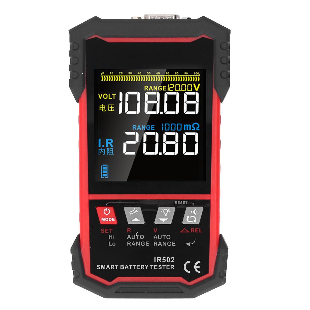 Battery Internal Resistance Voltage Tester TN LCD Display Automatic Battery Analyzer