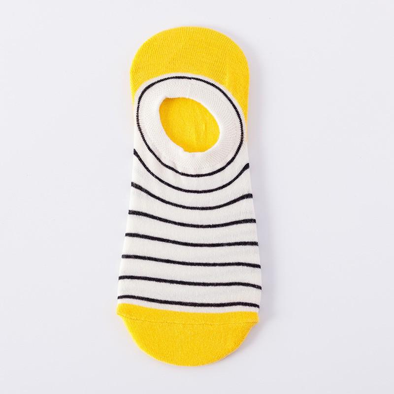 Womens Invisible Low-Cut Cotton Socks Non-Slip Ankle Breathable Casual Short Daily Wear