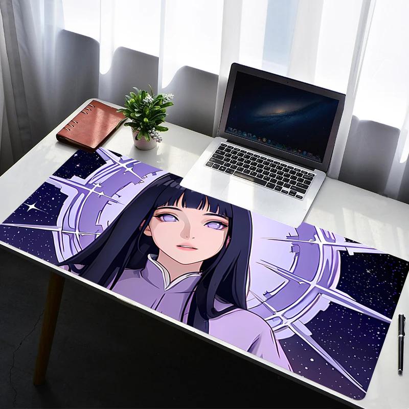 Mouse Pad Non Slip Rubber Mousepad Laptop Naruto Hyuuga Hinata Gamer Cabinet Keyboard Pad Office Computer Gaming Desk Mouse Mat