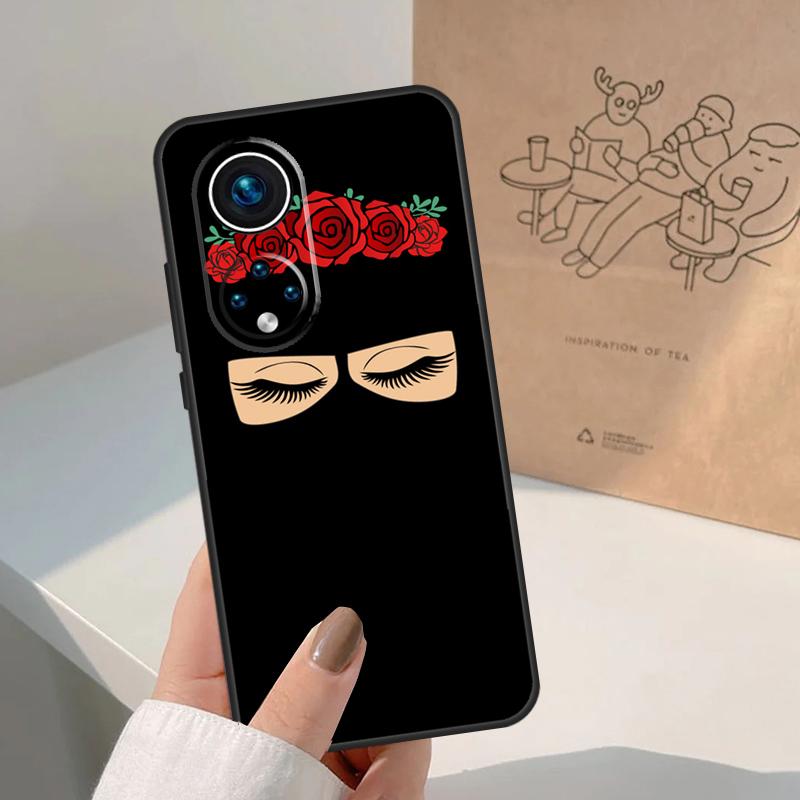 Muslim Islamic Girls Arabic Hijab For Honor Magic 7 Lite 5 6 8 Pro Case For Honor 400 200 90 70 50 X8c X8b X9a X9b X9c X9d Win