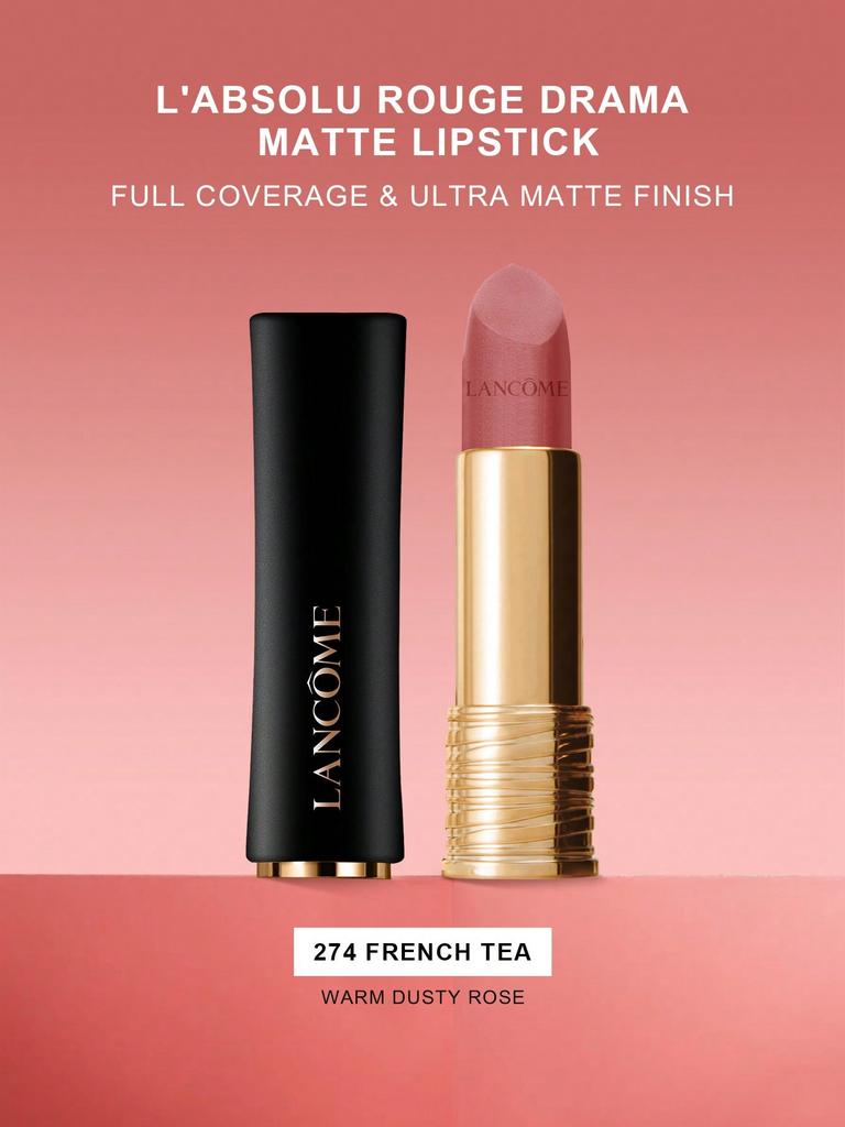LANCÔME L'Absolu Rouge Drama Matte Lippenstift - Volles Pigment & Komfort