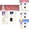 Festive Christmas Themed Earrings Gift Box With Heart And Geometric Designs For Women