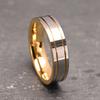 6MM tungsten carbide ring mens wedding band durable hypoallergenic black polished unisex jewelry for couples