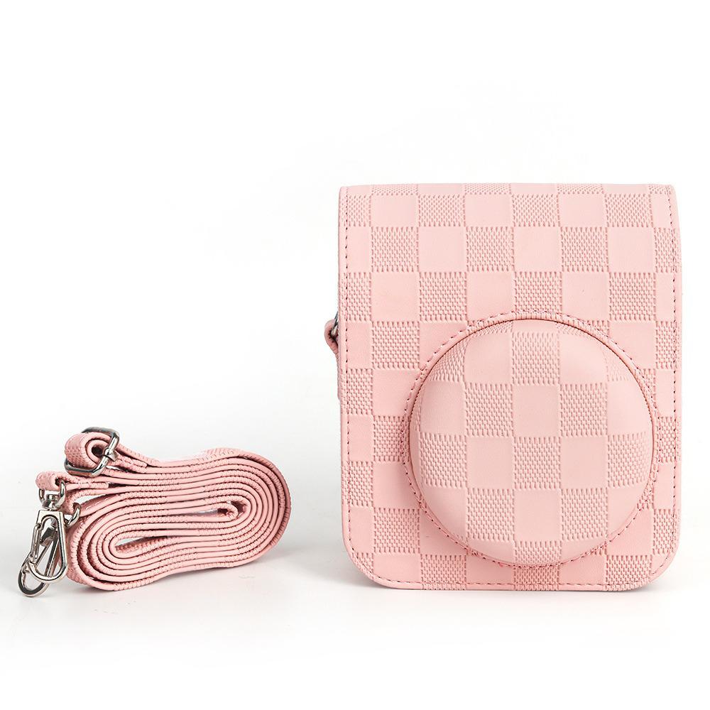 [Film Lab] Instax Mini 12 PU Leather Camera Case Soft Protective Case with Strap CAA45