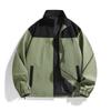 Autumn three-proof outdoor jacket men's trend contrasting color loose stand-up collar jacket casual sports men's top