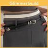 Ledergürtel Damen Minimalistisch Echtes Rindsleder Schmaler Bund Für Lässigen Koreanischen Stil