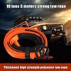 Car Tow Strap Recovery Strap with Hooks Winch Extension Rope Sturdy Supplies for Tree Saver Car Accessories for Trucks ATV