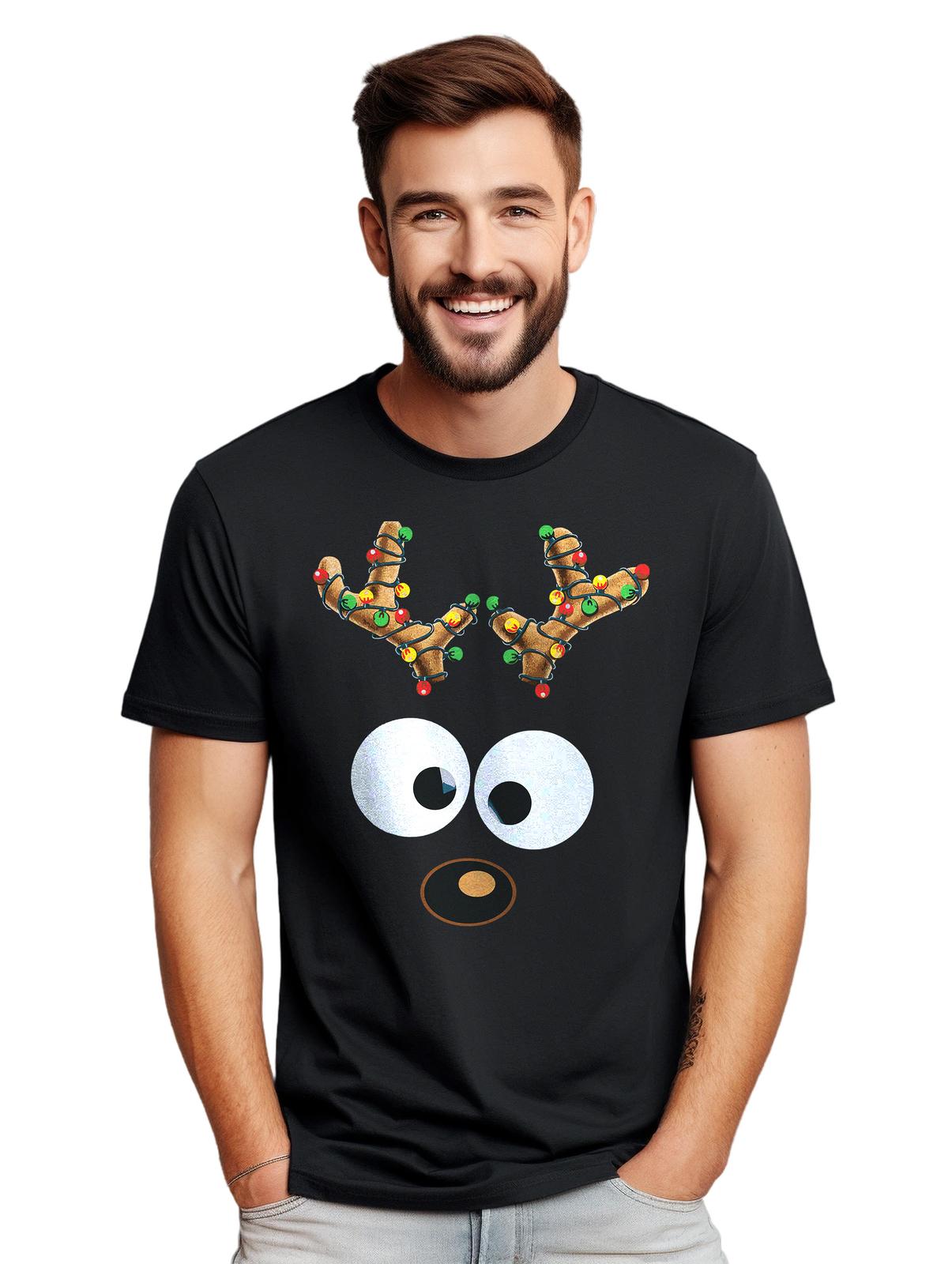 

Funny Reindeer Christmas T-Shirt Mens Womens Tees Top - Ho Ho Hilarious! Funny T-Shirt Mens Womens Tees Top, Unisex Printe L