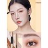 MIRUOKOU Eyeshadow Colorful Quick Contour and Brighten Stick and Eyeshadow Easy Gradient Eyeshadow Coffee Rose Gold Two-Color Stick, Makeup,