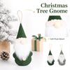 Christmas Tree Ornaments, Creative European Faceless Old Man Hanging Leg Plush Doll and Doll Pendant Decorations for Holiday Home Decor