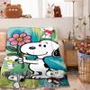 New Comic-Themed Snoopy Flannel Blanket — Ultra-Soft, Warm, and Plush Throw — Perfect for Home, Bedroom, Bed, Sofa, and Travel