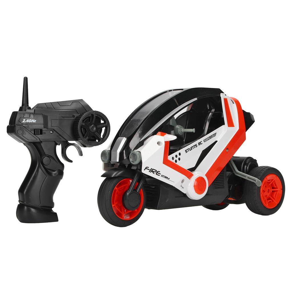 1:8 RC Drift Motorcycle High Speed 3 Wheeled Remote Control Stunt Motorcycle for Children Outdoor