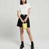 Calvin Klein Logo Print Round Neck Short Sleeve T-Shirt Women Tops White J217960-YAF