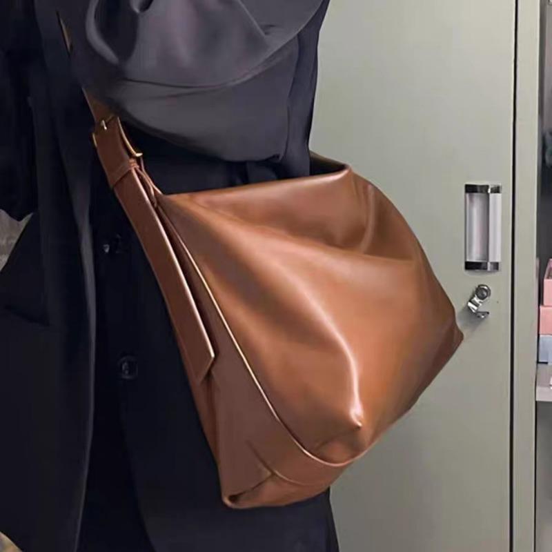 Korean Version of All-in-one Bag Soft Simple Wind Shoulder Bag Large Bag Women's Large Capacity Crossbody Bag Tide