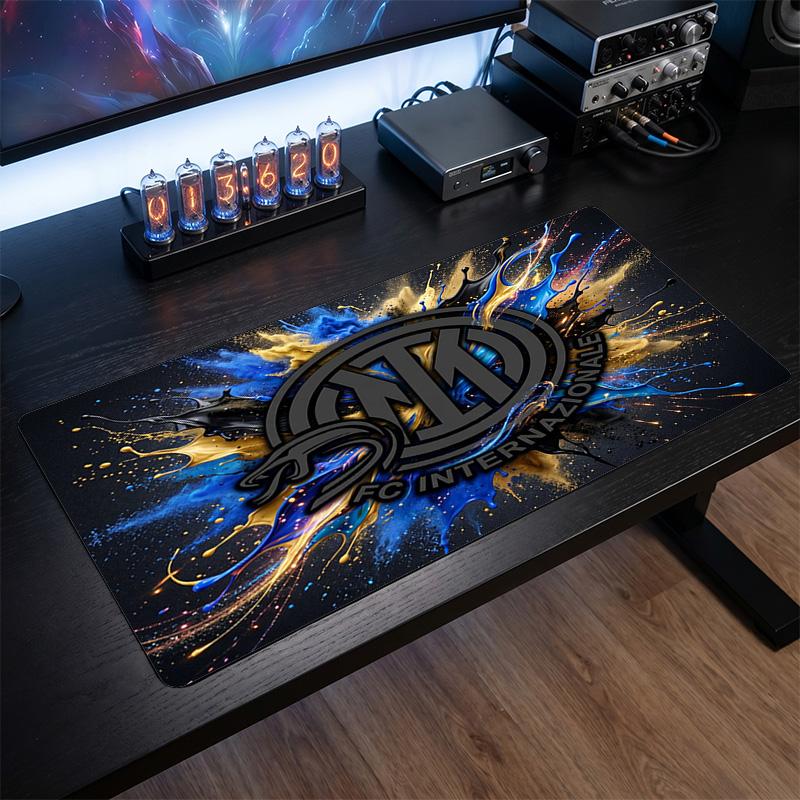 Borussia Dortmund Printed Large Mouse Pad, Non Slip Soft Rubber Gaming Desk Mat for Office Laptop Computer Decor