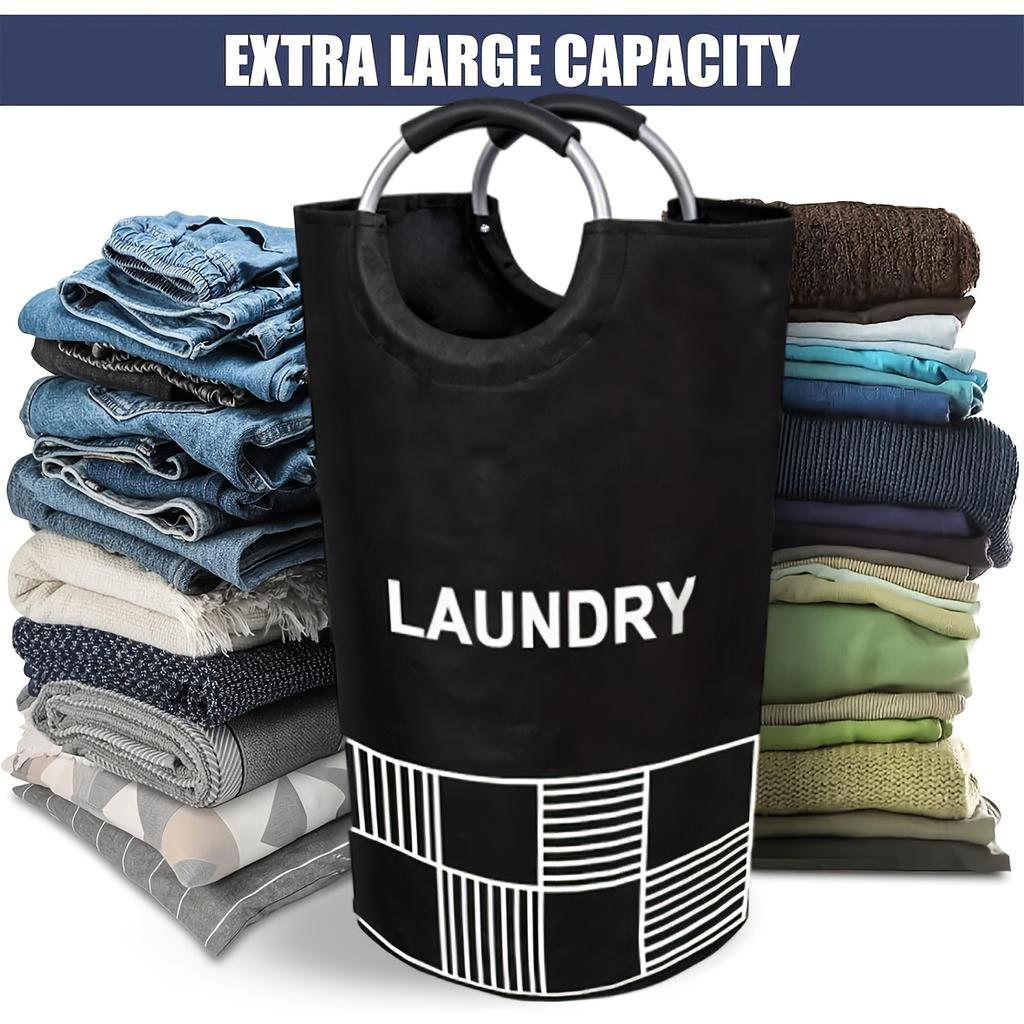 115L Laundry Basket 13 Colors Waterproof Laundry Hamper Laundry Bag with Padded Handles Clothes Hamper Stands Up Well Collapsibl
