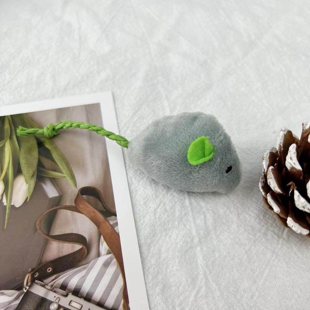 Mouse Mint Cat Plush Toy Decompression Teeth Grinding Bite Pet Teasing Toys Cat
