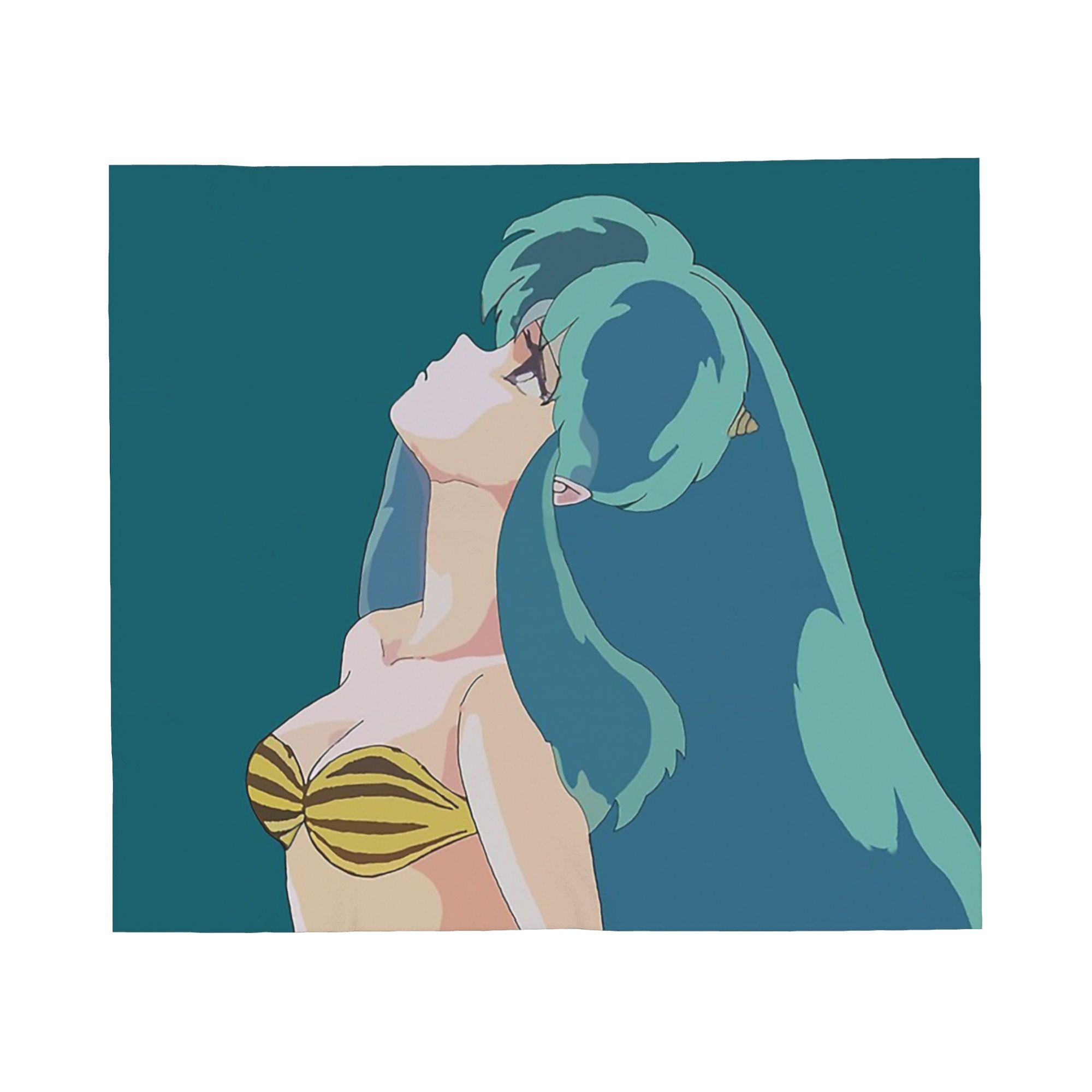 

Urusei Yatsura Lum Invader Blanket Flannel Spring/Autumn Anime 80s Multi-function Thin Throw Blanket for Sofa Bedroom Bedspread 30x40in