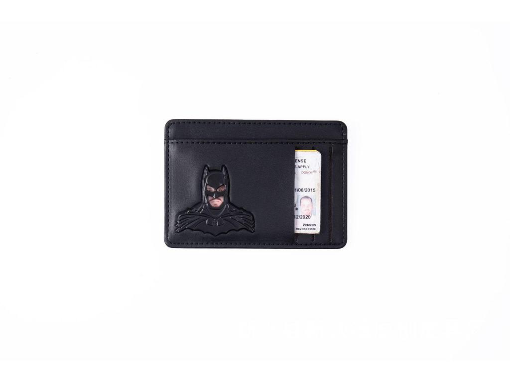 Retro Multifunkční Kovový 3D Držák na Karty Marvel Batman Neformální Pánská Peněženka