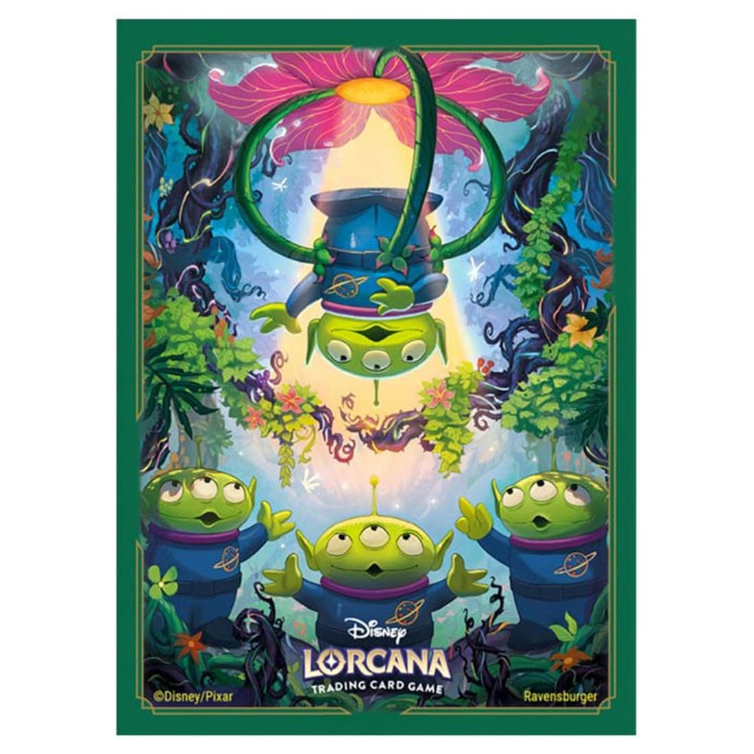 Takara Tomy Disney Lorcana TCG Card Sleeves Toy Story Little Green Men Japanese Edition Official