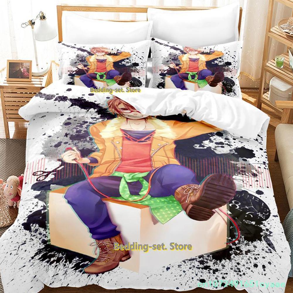 Nico Nico Singer Bedding Set Single Twin Full Queen King Size Bed Set Adult Kid Bedroom Duvetcover Sets Anime Parure De Lit Bed