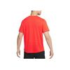 Nike Dri-FIT Miler Logo Print Striped Quick-Dry Running Comfortable Crew Neck Short Sleeve T-Shirt Men Tops Orange CU5993-635