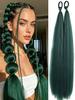 Colorful Elastic Hair Ties Braid Ponytail Hair Extensions for Women