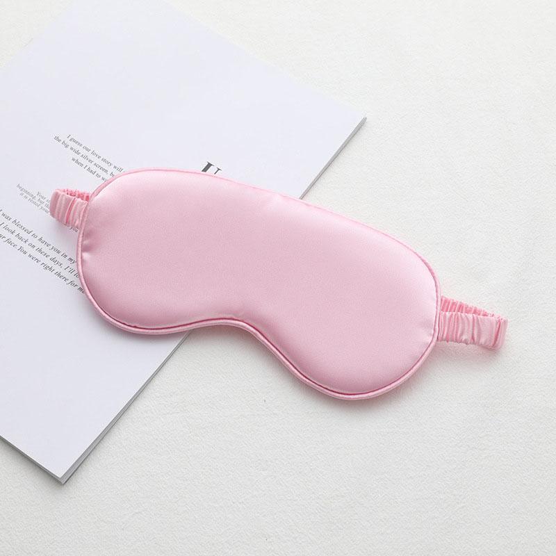 Shield Light Blindfolds Sleeping Eyepatch Double-Side Shading EyeShade Eye Mask Pure Silk
