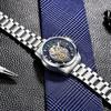 LIGE Top Brand Men's Watch Skeleton Quartz Watch Watch Gold Retro Fashion Men's Watch Men's Gift Top Brand Luxury Reloj Hombre