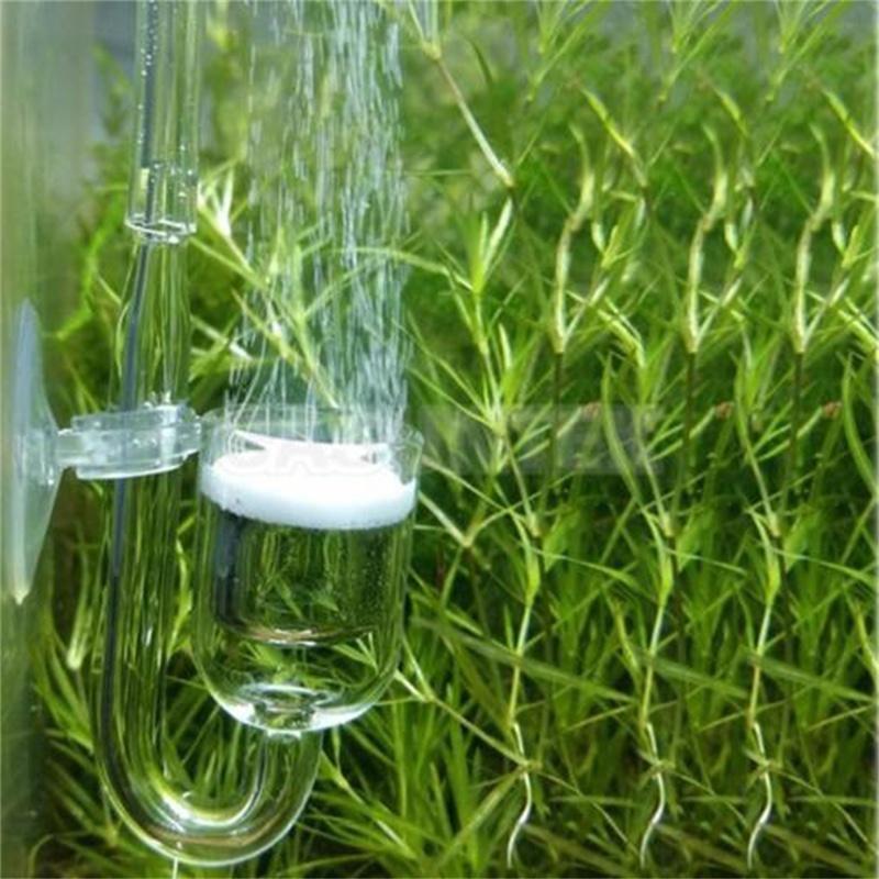 Mini Co2 Diffusers Acrylic U-tubes Carbon Dioxide Small Refiner For Fish Tank Aquarium Live Plant Pet Supplies